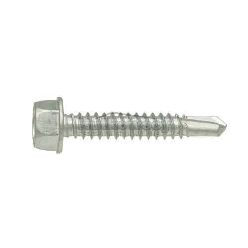 Wkręt samowiercący 6,3x60 mm z łbem stożkowym, nacięcie torx ze skrzydełkami